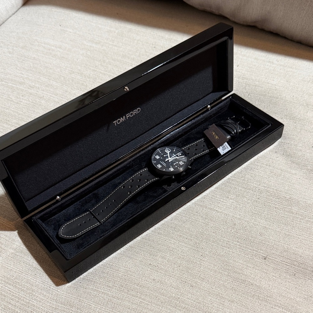Tom Ford Limited Edition Titanium Chronograph Men's Watch - Picture 3 of 7